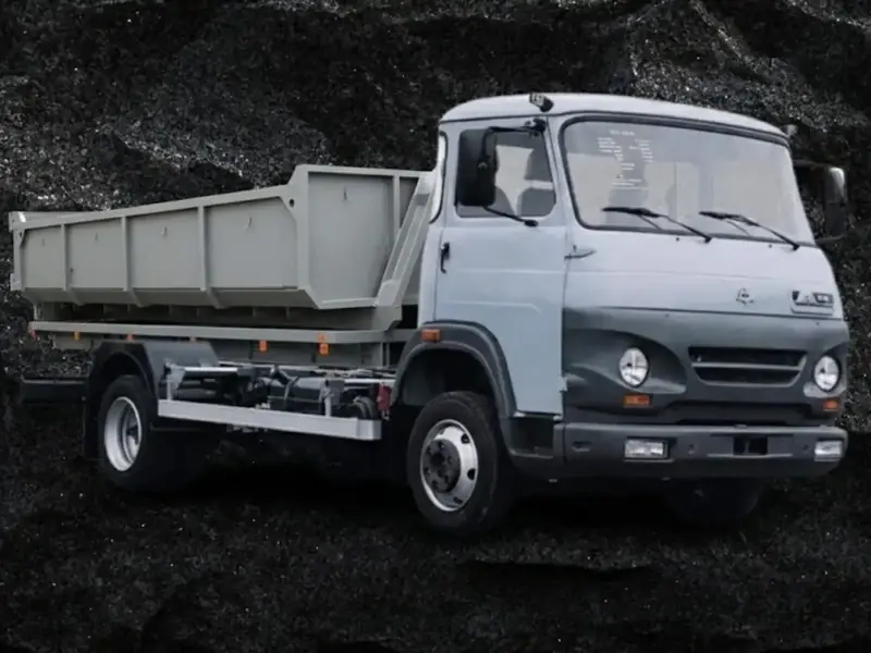 Avia A80 s kontejnerem - užitkový automobil pro přepravu materiálu