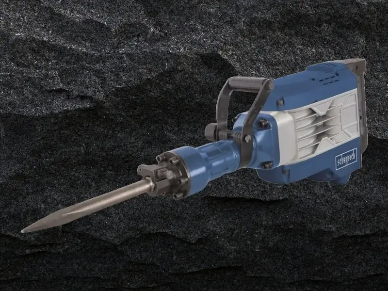 Bourací kladivo Scheppach pro bourání betonu a zdiva - výkonné stavební nářadí