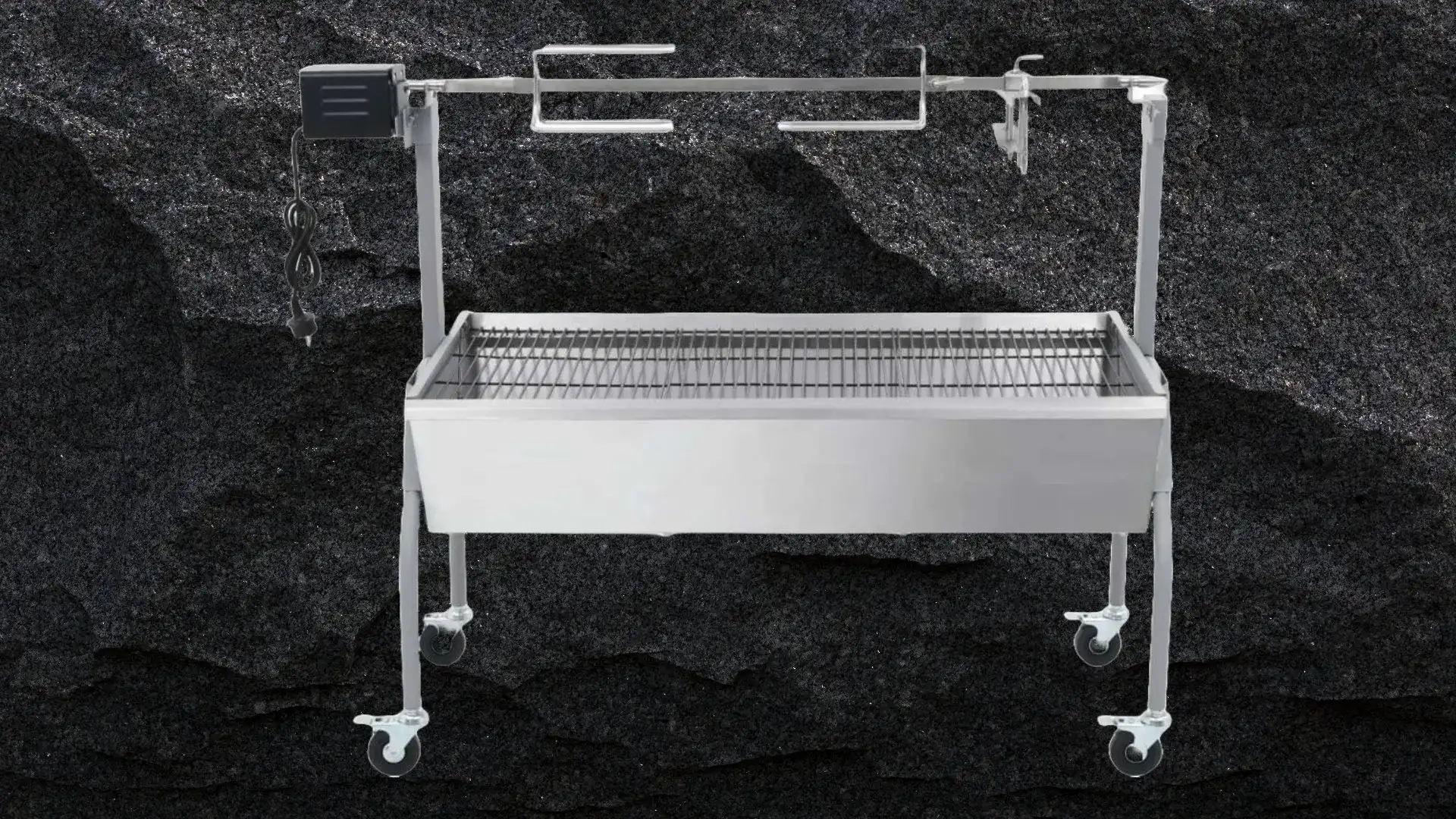 Gril na kýtu - čelní pohled