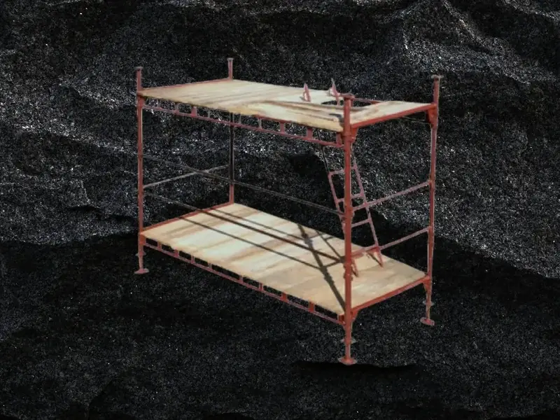 Lešení HAKI profesionální pro stavební práce - bezpečné pracovní výšky