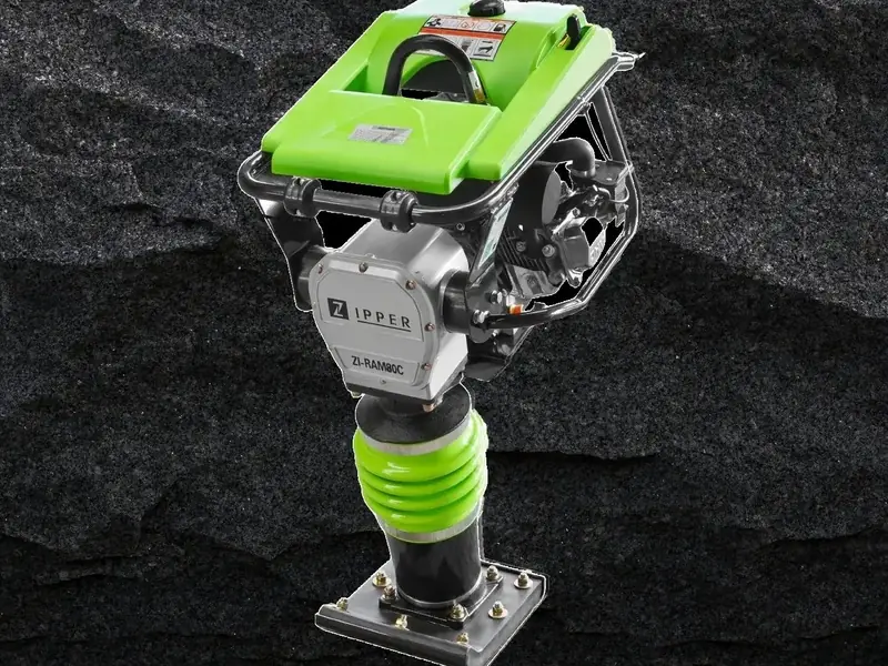 Vibrační pěch - pěchování zeminy