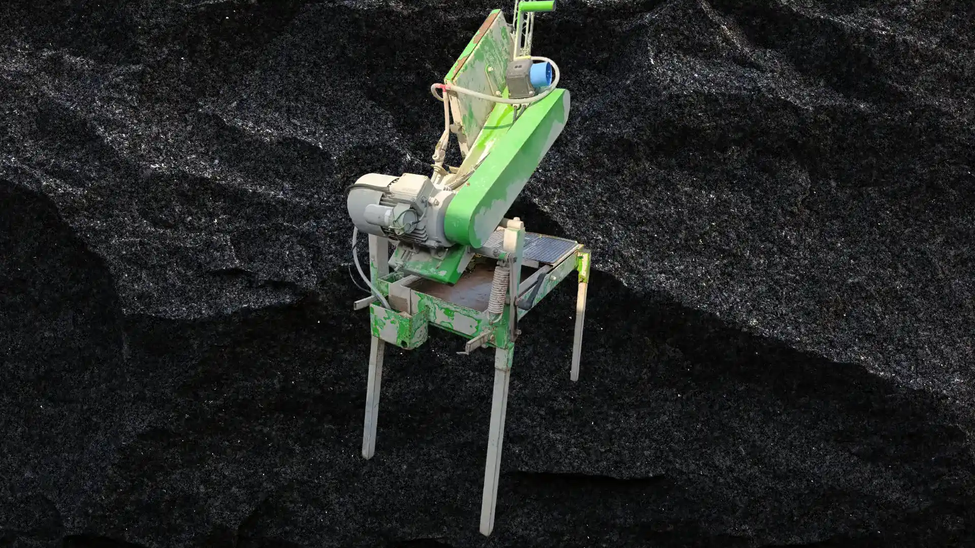 Řezačka obkladů s vodním chlazením - pohled zepředu